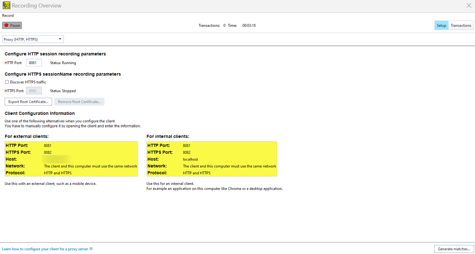 Setting Up Proxy