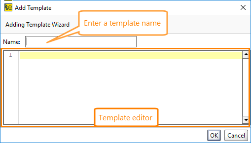 ReadyAPI: Add Template dialog