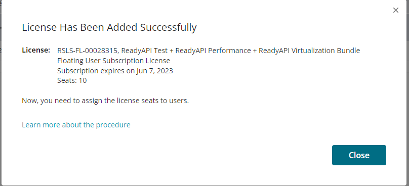 slm license added